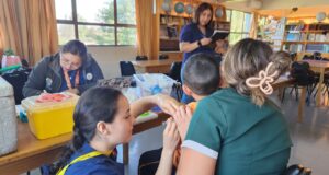 Inician vacunación contra la influenza en establecimientos educacionales de Pitrufquén