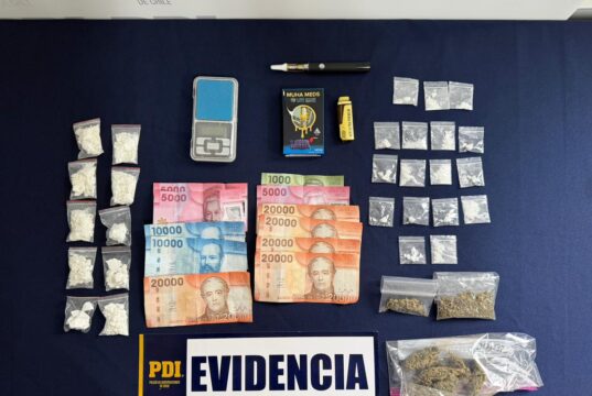PDI detiene a sujeto por microtráfico de drogas en Traiguén y Purén