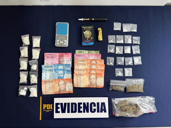 PDI detiene a sujeto por microtráfico de drogas en Traiguén y Purén