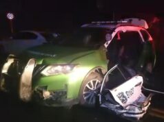 Carabinera resulta herida tras choque mientras patrulla cortaba tránsito por trabajos en Villarrica