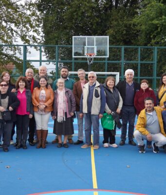 Inauguran “la nueva cara” de la multicancha del sector el Alto en Pitrufquén
