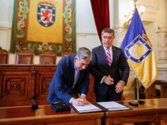 Freire y Santiago firman convenio de colaboración para fortalecer emprendimiento, seguridad y gestión municipal