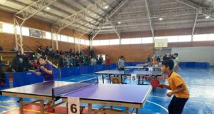 Destacan resultados del campeonato comunal de tenis de mesa en los juegos deportivos escolares en Pitrufquén
