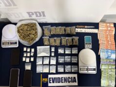 Operativo en Traiguén deja tres detenidos y droga incautada tras hallazgo en recinto educacional