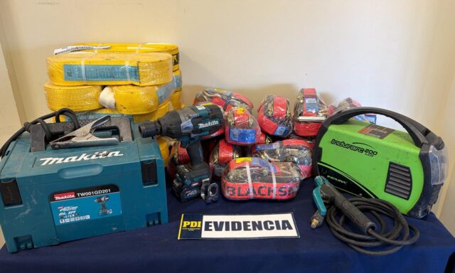 PDI Angol recupera 4 millones de pesos en especies sustraídas a MOP Malleco