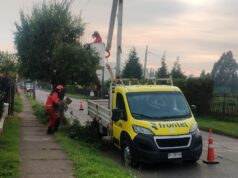 Frontel refuerza trabajos de mantenimiento en zona urbana de Imperial para mejorar la calidad del suministro eléctrico