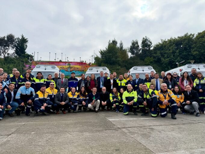 Cautín refuerza su red de urgencias con 21 nuevas ambulancias