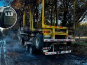 Dos camiones destruidos deja nuevo atentado incendiario en La Araucanía