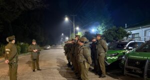 Operativo de Carabineros en Gorbea deja seis detenidos e incautación de droga