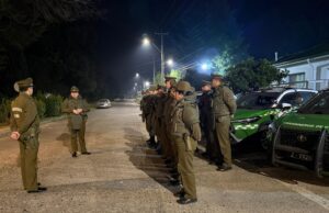 Operativo de Carabineros en Gorbea deja seis detenidos e incautación de droga