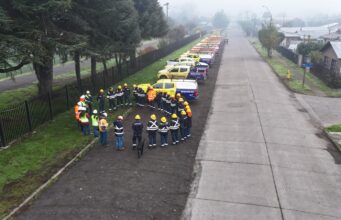 Frontel refuerza seguridad de sus instalaciones en Vilcún con operativo de inspección de la red eléctrica