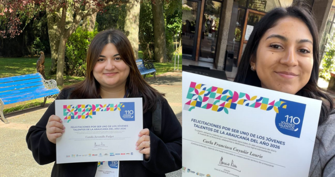Mujeres de Villarrica están entre los 110 reconocidos por el diario Austral como jóvenes talentos de La Araucanía 2026