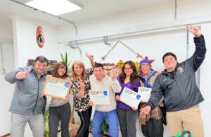 Alcaldesa Jacqueline Romero desayuna con jóvenes pitrufqueninos destacados a nivel regional
