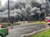 Intenso incendio y explosión en mall chino de Pitrufquén desata evacuación y amplio operativo de emergencia