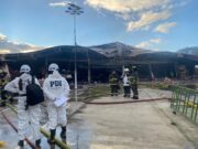 SML trabaja en el levantamiento del cuerpo de joven de 26 años fallecida en incendio de mall chino en Pitrufquén