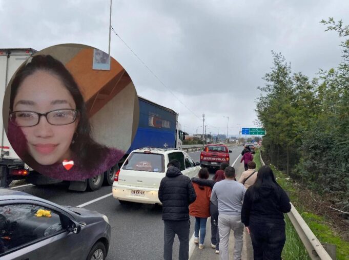 Carro fúnebre recorre Pitrufquén con cuerpo de joven madre víctima de voraz incendio en mall chino