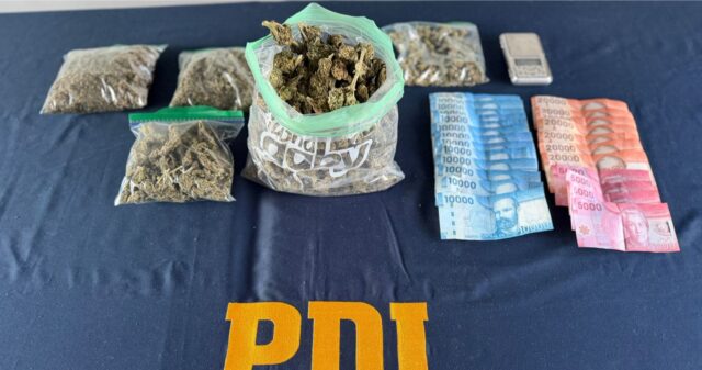 Cayó con droga, dinero y elementos de dosificación: un detenido por microtráfico en Villarrica