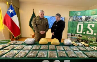 Carabineros de La Araucanía decomisa más de 181 kilos de drogas en 2026