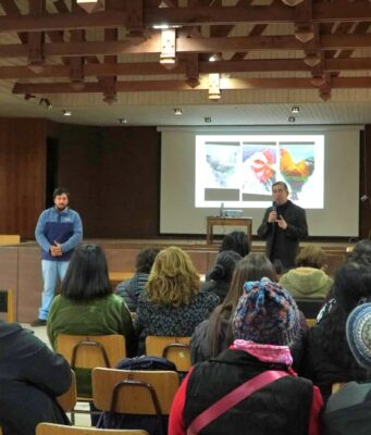 Positiva convocatoria tuvo en Freire la primera jornada de capacitación sobre crianza y manejo de aves
