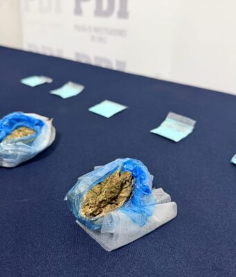 PDI Traiguén concreta dos procedimientos antidrogas y detiene a dos personas por microtráfico