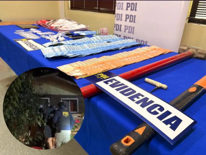 Allanamientos en Freire y Pitrufquén permitieron detener a banda de “falsos policías” acusada de robo con violencia y lesiones graves