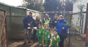 Vivero municipal de Freire recibió a estudiantes en jornada sobre sustentabilidad