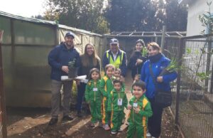 Vivero municipal de Freire recibió a estudiantes en jornada sobre sustentabilidad