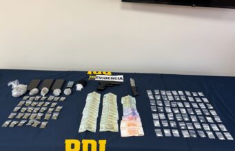 PDI detuvo a sujeto por microtrafico de drogas y delitos contra la propiedad en Villarrica