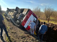 Grave volcamiento de bus en ruta Freire-Villarrica: reportan varios lesionados y una presunta víctima fatal