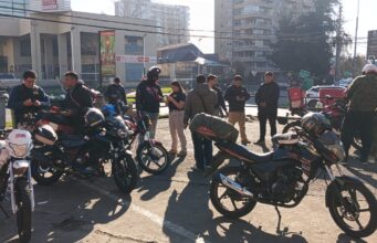 Masiva fiscalización de extranjeros dedicados al delivery en sector poniente de Temuco