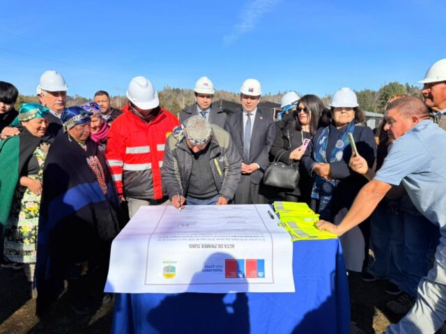 Municipalidad de Pitrufquén y el MOP dan inicio a las obras de mejoramiento y ampliación del APR en Puraquina Bajo