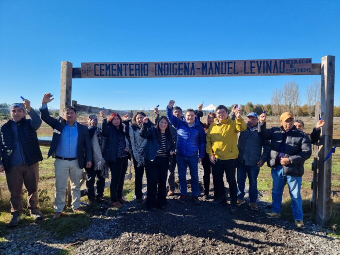 Lautaro inauguró cementerio indígena Manuel Levinao