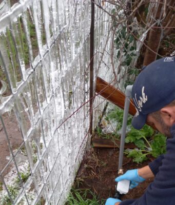 Aguas Araucanía pone foco en proteger medidores ante frío extremo del invierno