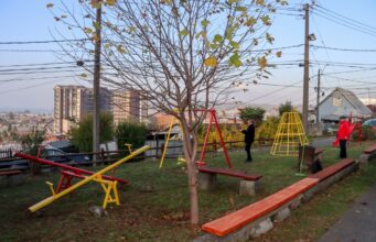 Municipio lacustre cumple con sus vecinos y realiza mejoramiento en Plaza de Vista Hermosa