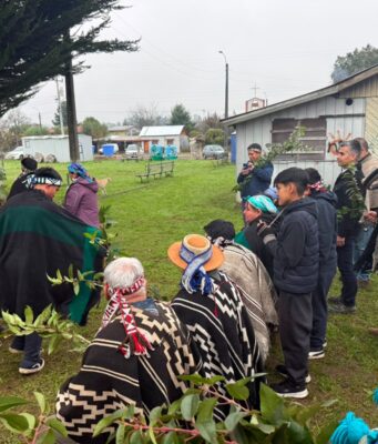 Comuy honró sus raíces con izamiento de bandera mapuche a días del We Tripantu