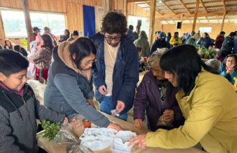 Gran trafkintu reunió a más de 150 productores agrícolas en el sector cordillera de Pitrufquén