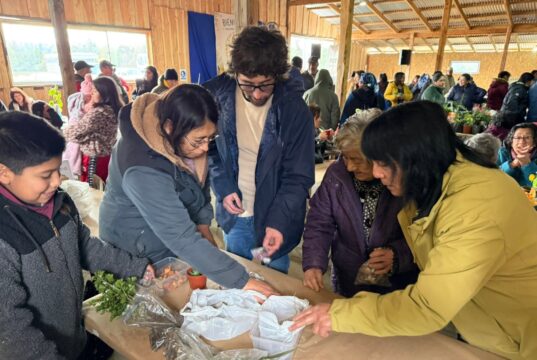 Gran trafkintu reunió a más de 150 productores agrícolas en el sector cordillera de Pitrufquén