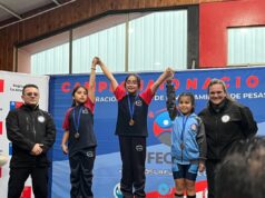 Promesas del levantamiento de pesas se lucieron en Temuco durante control regional