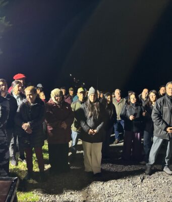 “Se hizo la luz” en el Pasaje Arriagada del sector Altos de Pucón