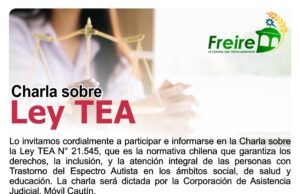 Invitan a conocer los alcances de la Ley TEA en charla gratuita que se realizará en Freire