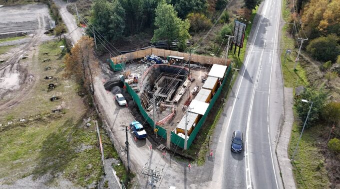 Aguas Araucanía construye planta que beneficiará a nuevas viviendas de Villarrica