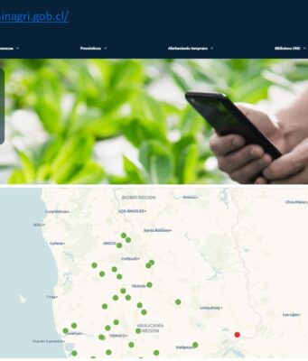 Sitio en internet permite a los agricultores de La Araucanía anticiparse a posibles riesgos climáticos