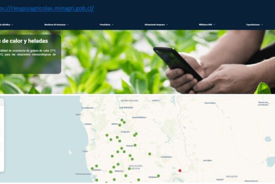 Sitio en internet permite a los agricultores de La Araucanía anticiparse a posibles riesgos climáticos