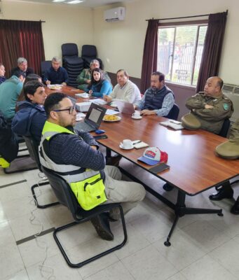 COGRID de la comuna de Freire coordina acciones preventivas ante pronóstico de intensas lluvias para el invierno
