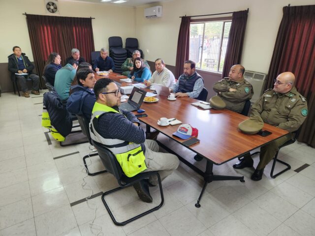 COGRID de la comuna de Freire coordina acciones preventivas ante pronóstico de intensas lluvias para el invierno