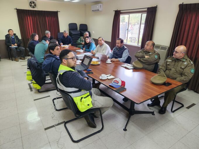 COGRID de la comuna de Freire coordina acciones preventivas ante pronóstico de intensas lluvias para el invierno