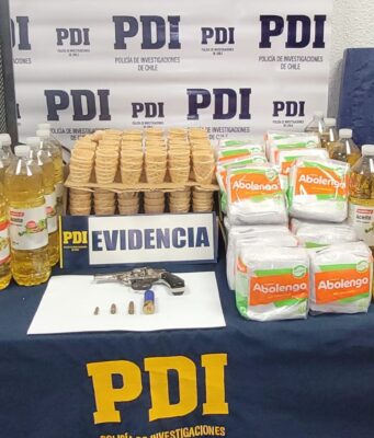 Detienen a sospechoso de robos en Lautaro: tenía especies robadas y un revólver oculto