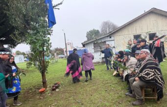 Comuy honró sus raíces con emotivo izamiento de la bandera Mapuche a dias de la celebración del “We tripantu”