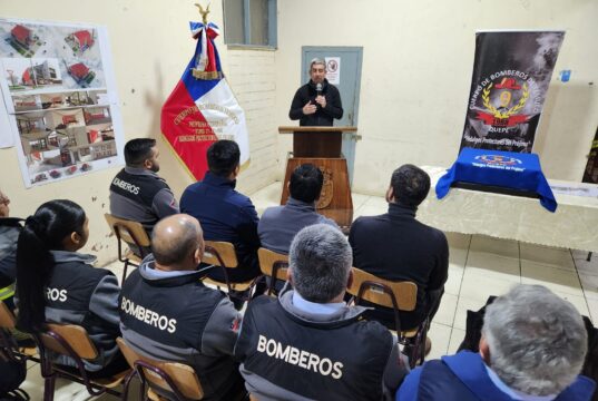 Anuncian diseño definitivo para la reposición del Cuartel de Bomberos de Quepe