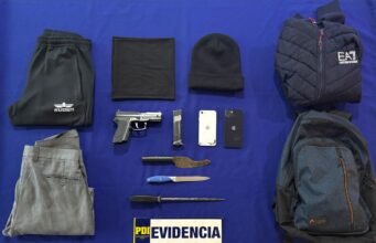 Detectives de la BIPE Angol detienen a dos adolescentes por infracción a la Ley de Armas en Victoria